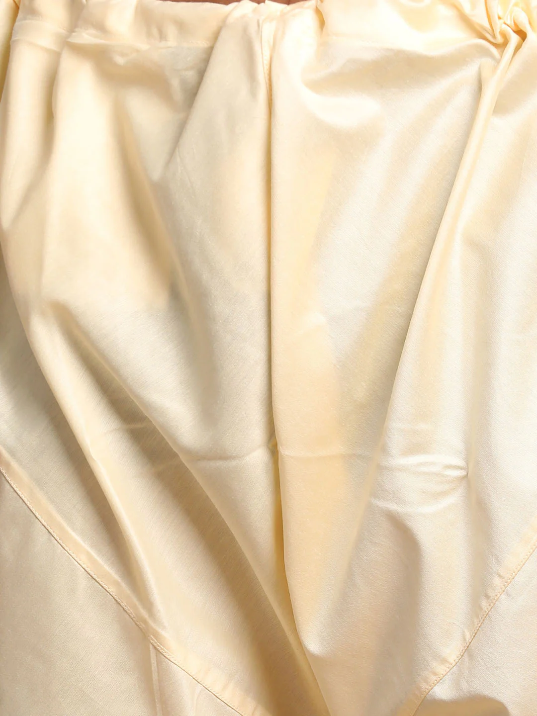 Men's Beige And Gold Embroidered Brocade Sherwani Set With Pink Dupatta - Image 5