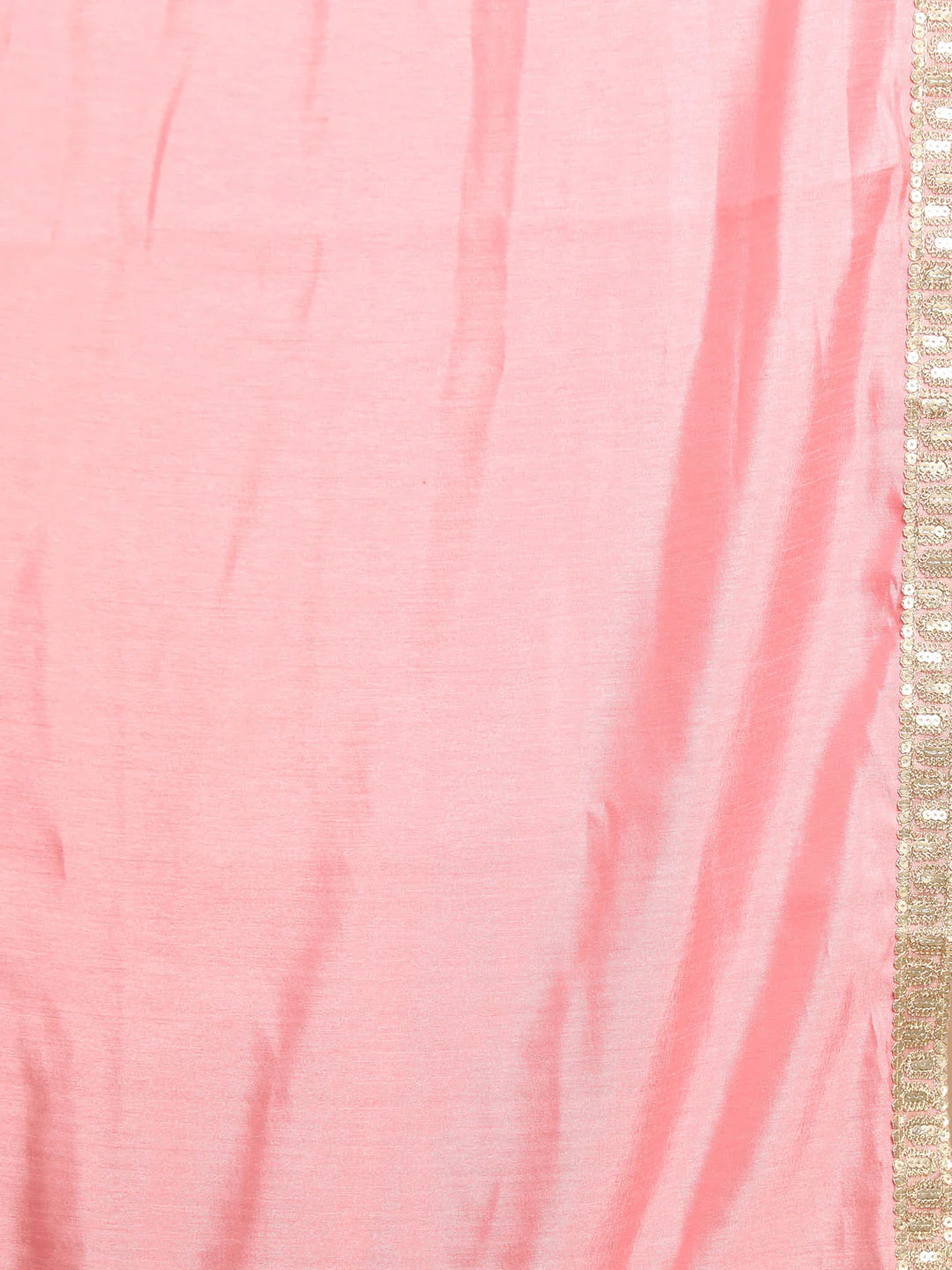 Men's Beige And Gold Embroidered Brocade Sherwani Set With Pink Dupatta - Image 6