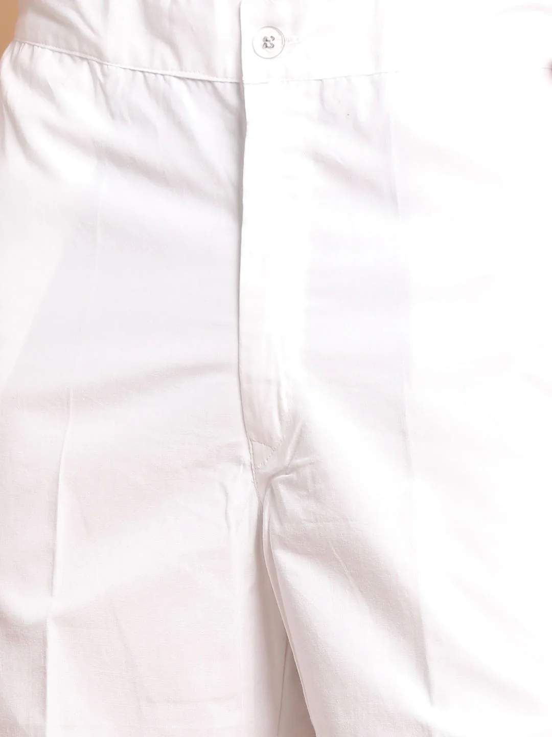 Men's Multicolour-Base-Green Cotton Nehru Jacket  With White Pant - Image 5