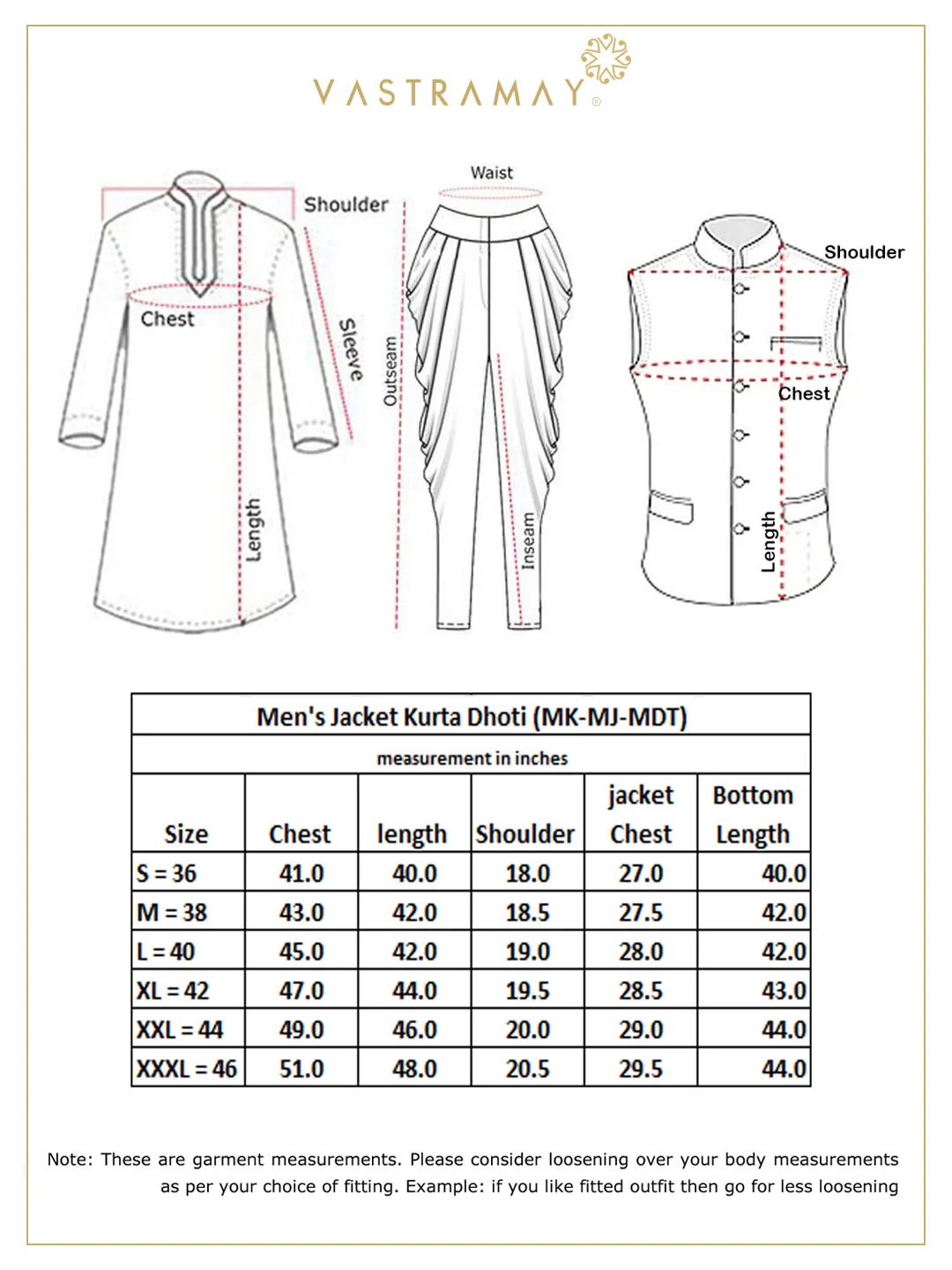 Men's Rose Gold Solid Silk Blend Kurta And Dhoti With Maroon Nehru Jacket - Image 7