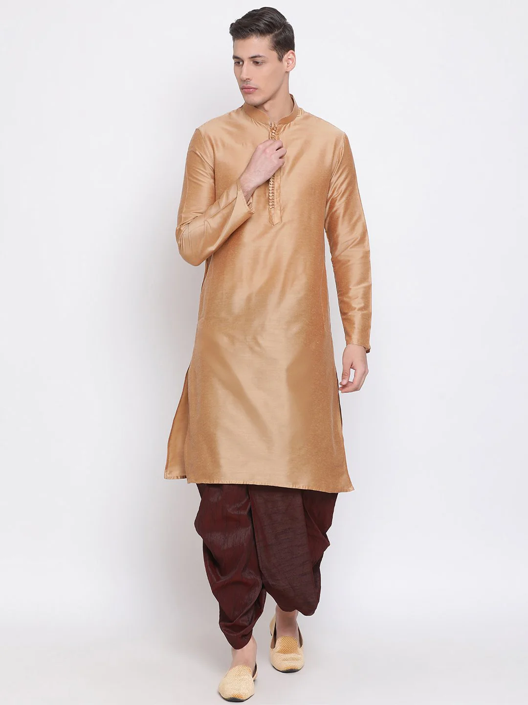 Men's Solid Dhoti Pant - Image 5