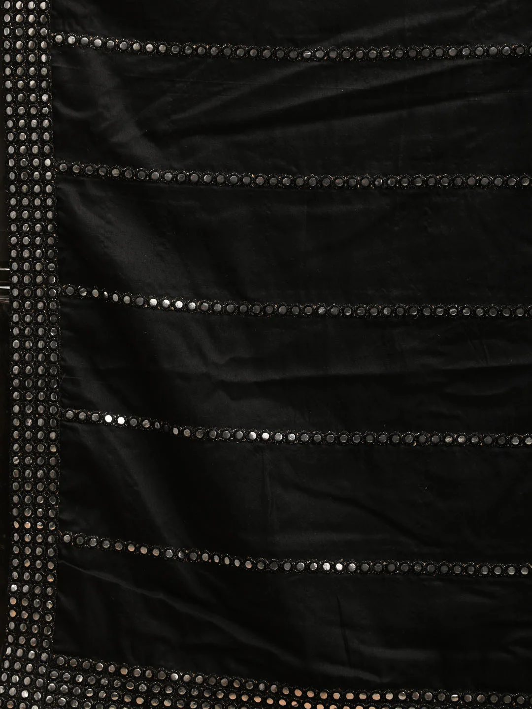 Men's Black Viscose Kurta Pyjama And Dupatta Set - Image 6