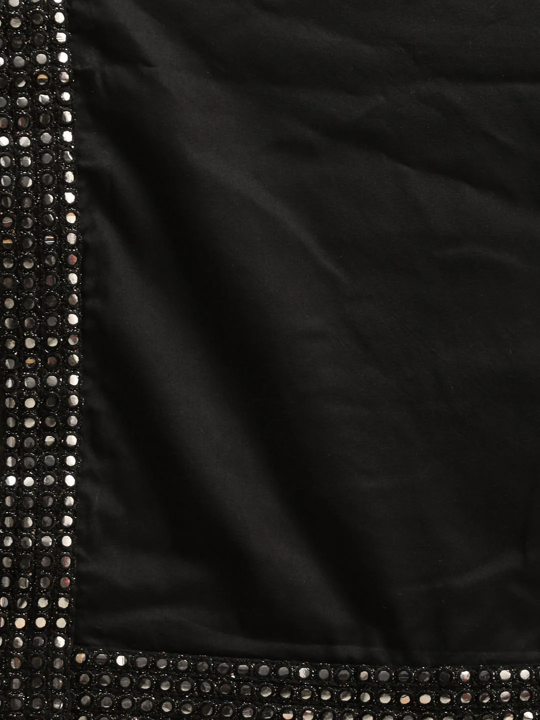 Men's Black Mirror Kurta Dhoti And Dupatta Set - Image 7