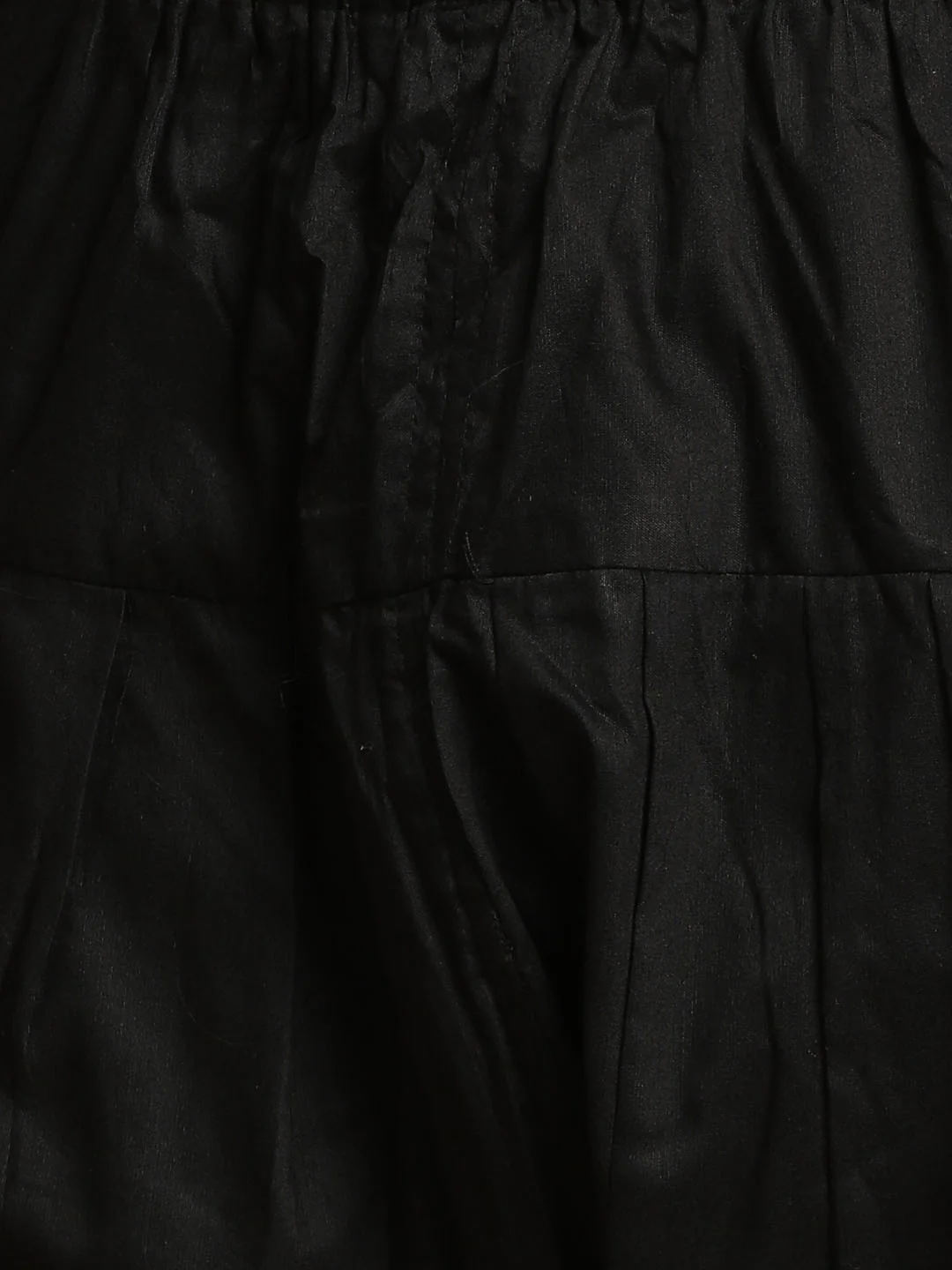 Men's Black Mirror Kurta Patiala And Dupatta Set - Image 5