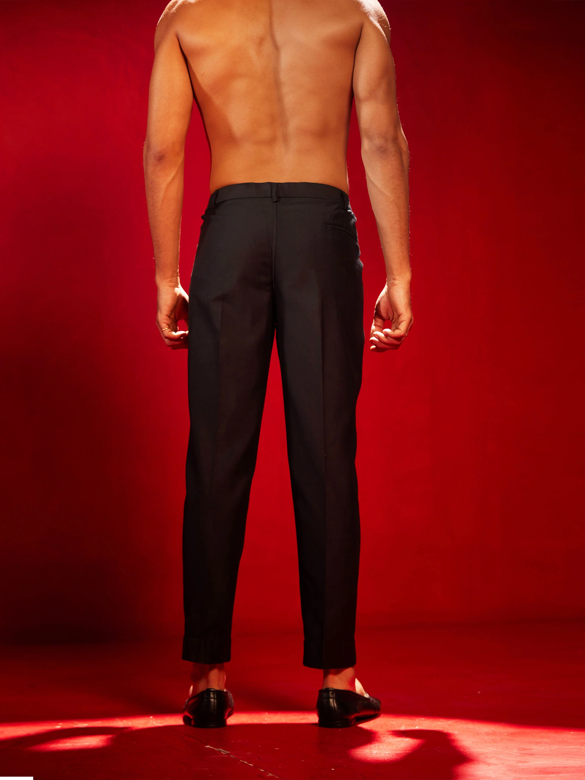 Men's Black Viscose Pant Style Pyjama - Image 3