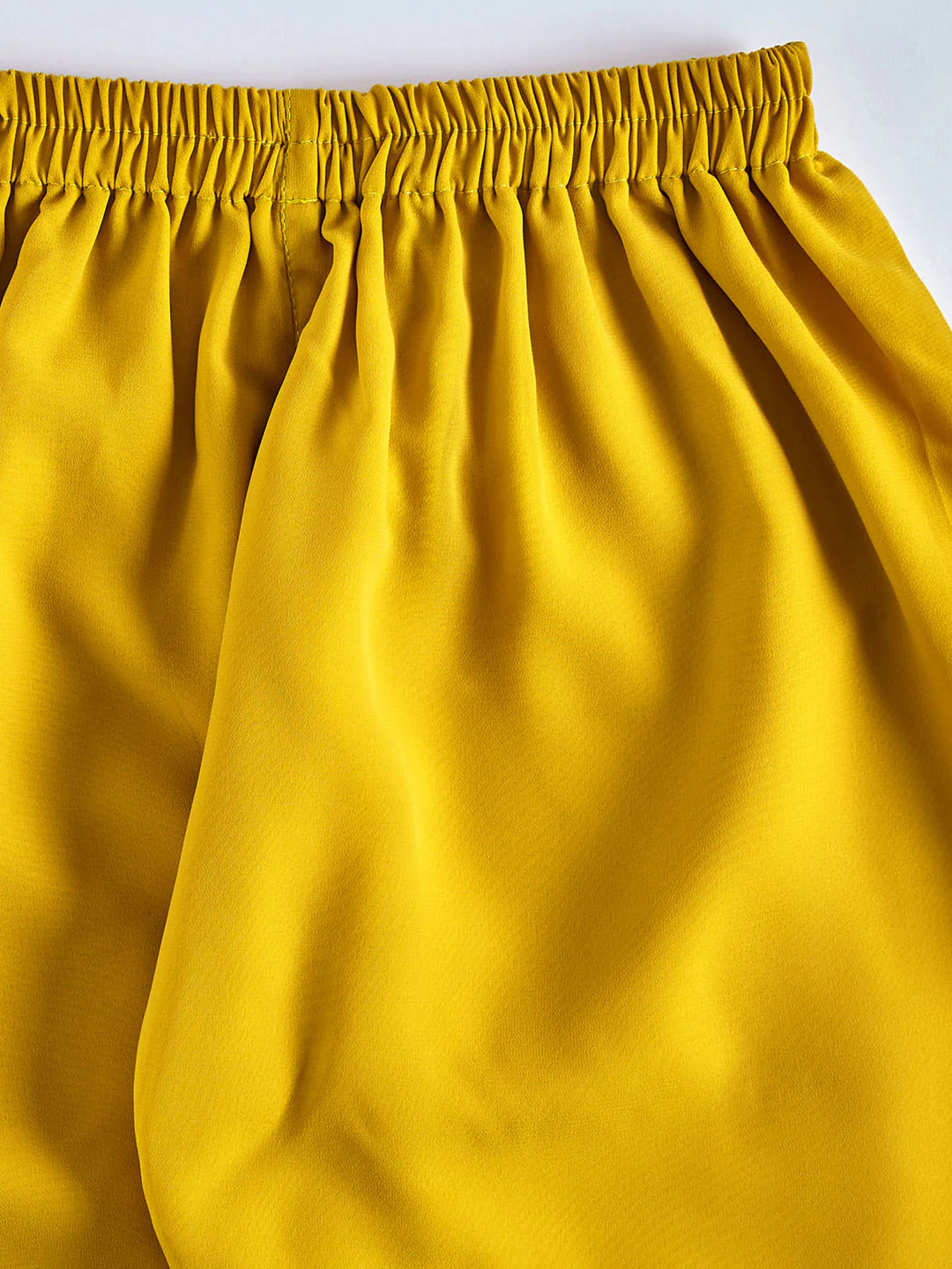 Boy's' Mustard Kurta And Pyjama Set - Image 6