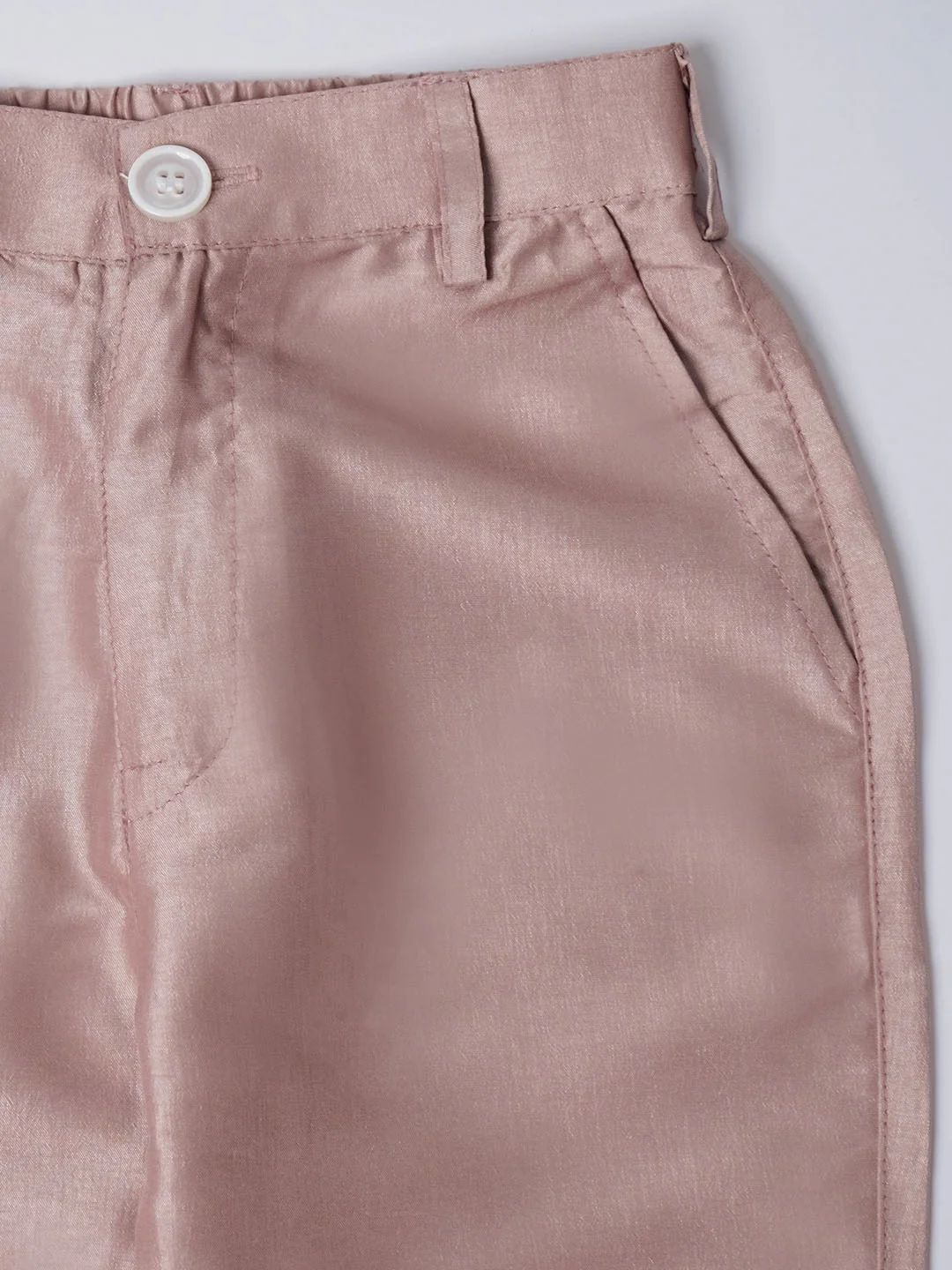 Boy's' Rose Gold Indowestern Set - Image 5