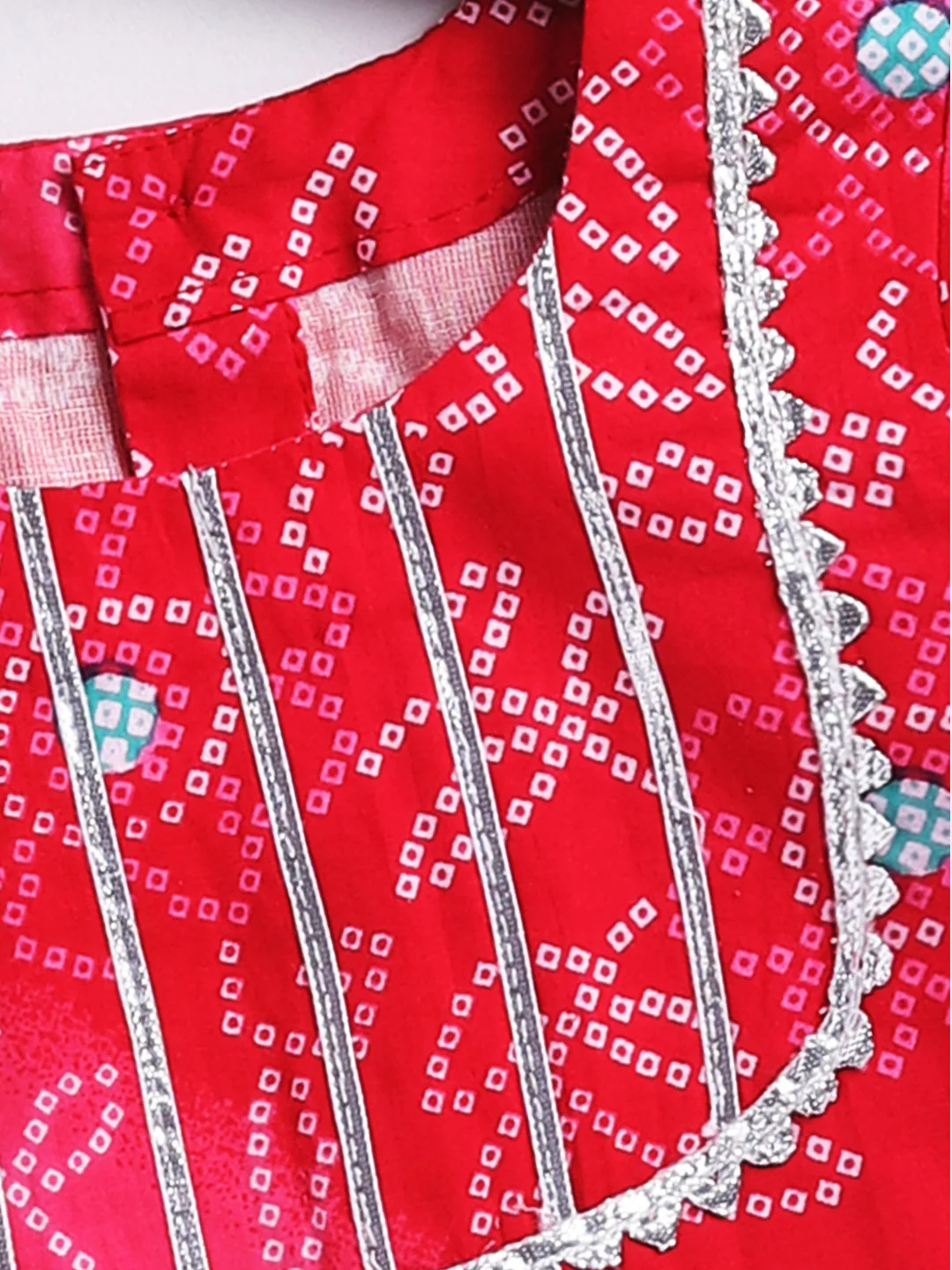 Girl's' Pink Lehenga Choli With Dupatta - Image 8