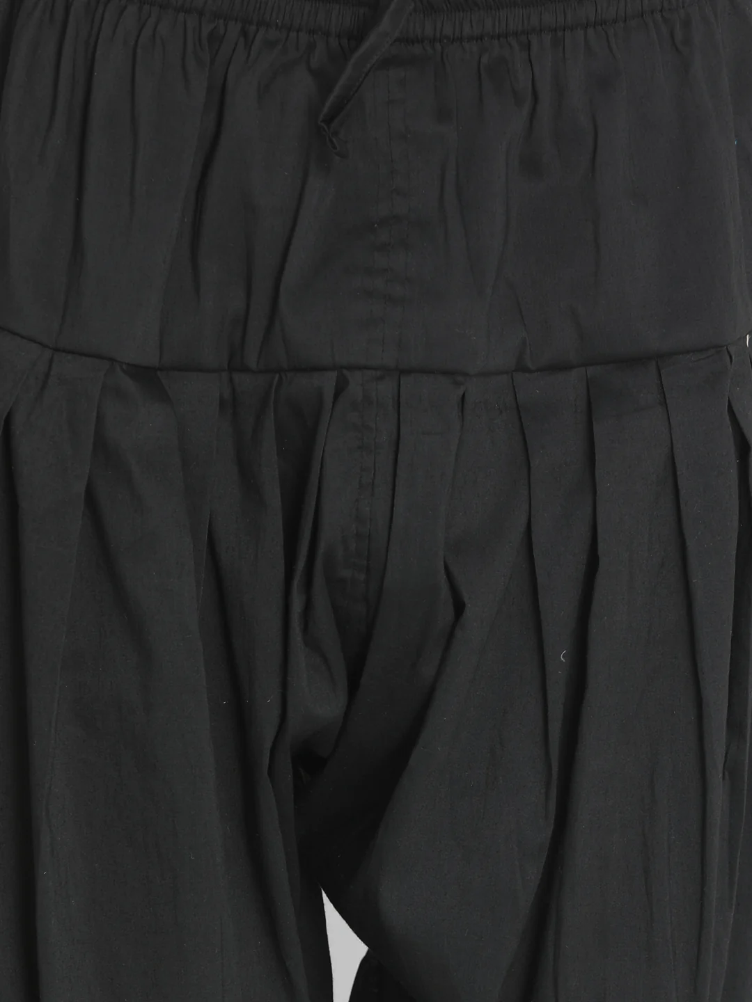 Men's Black Viscose Kurta, Patiala And Dupatta Set. - Image 5