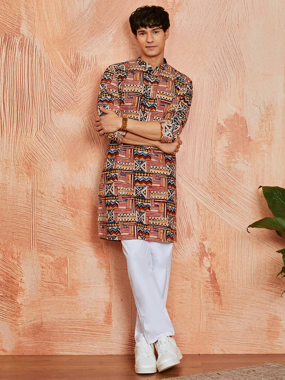 Men's Multi Color Cotton  Kurta - Image 2