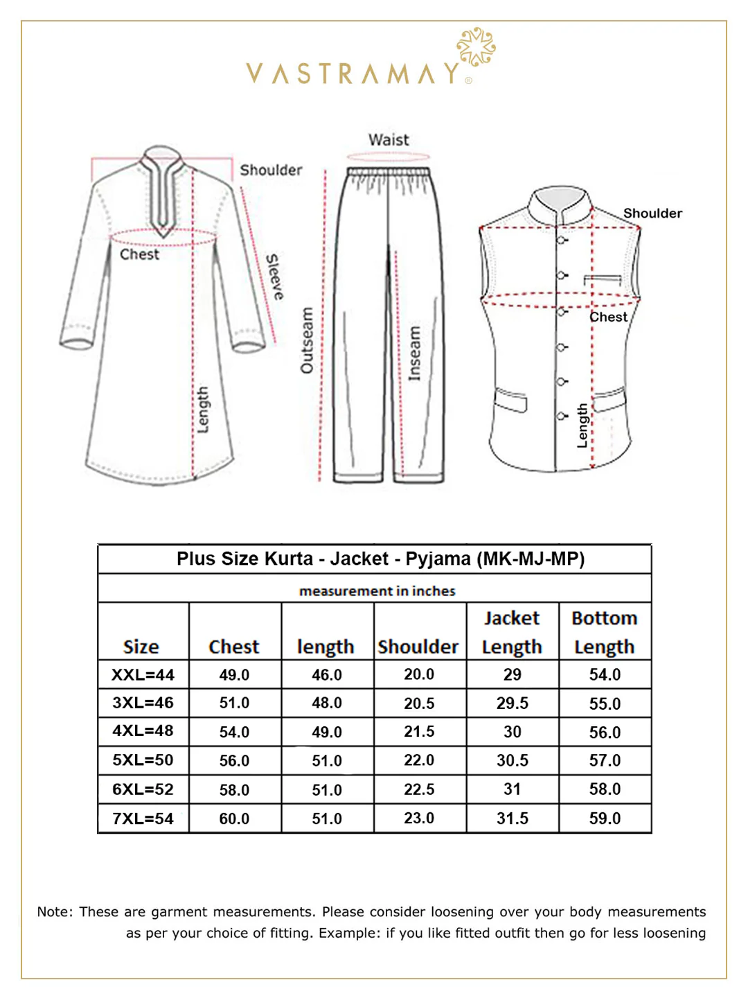 Men's Plus Size Beige Solid Jacket With Mint Green Solid Kurta And White Pyjama Set - Image 7