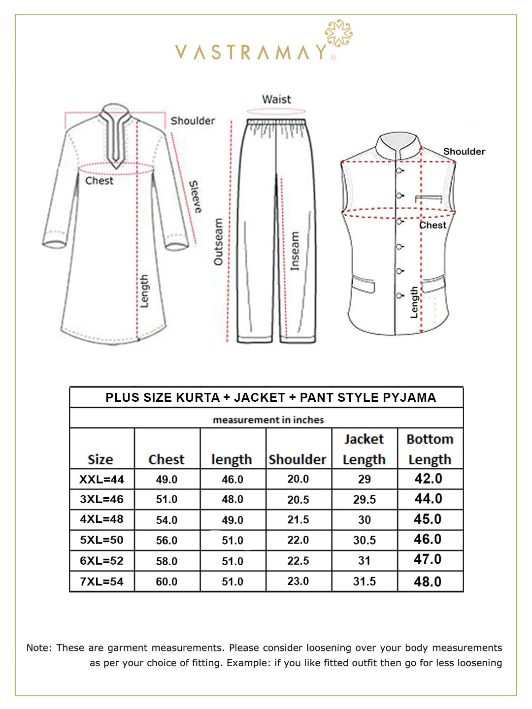 Men's Plus Size Coffee Matka Silk Nehru Jacket With Cream Silk Blend Kurta And Pant Style Pyjama Set - Image 7