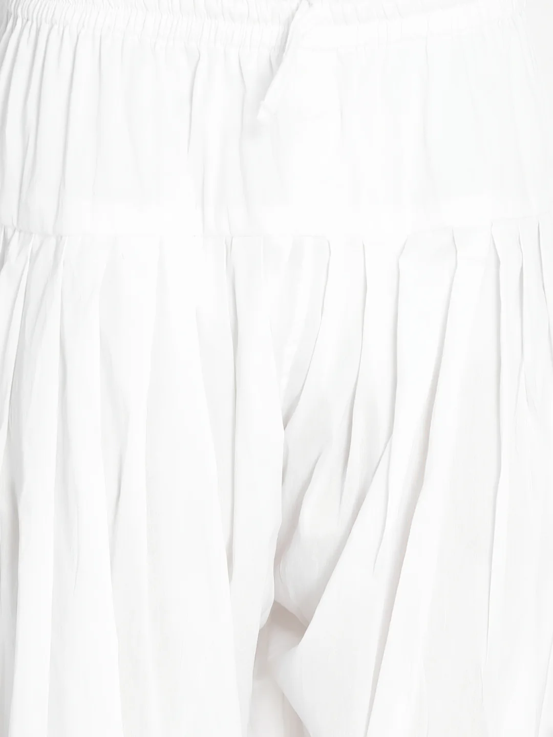 Men's White Viscose Pathani Kurta Set - Image 7