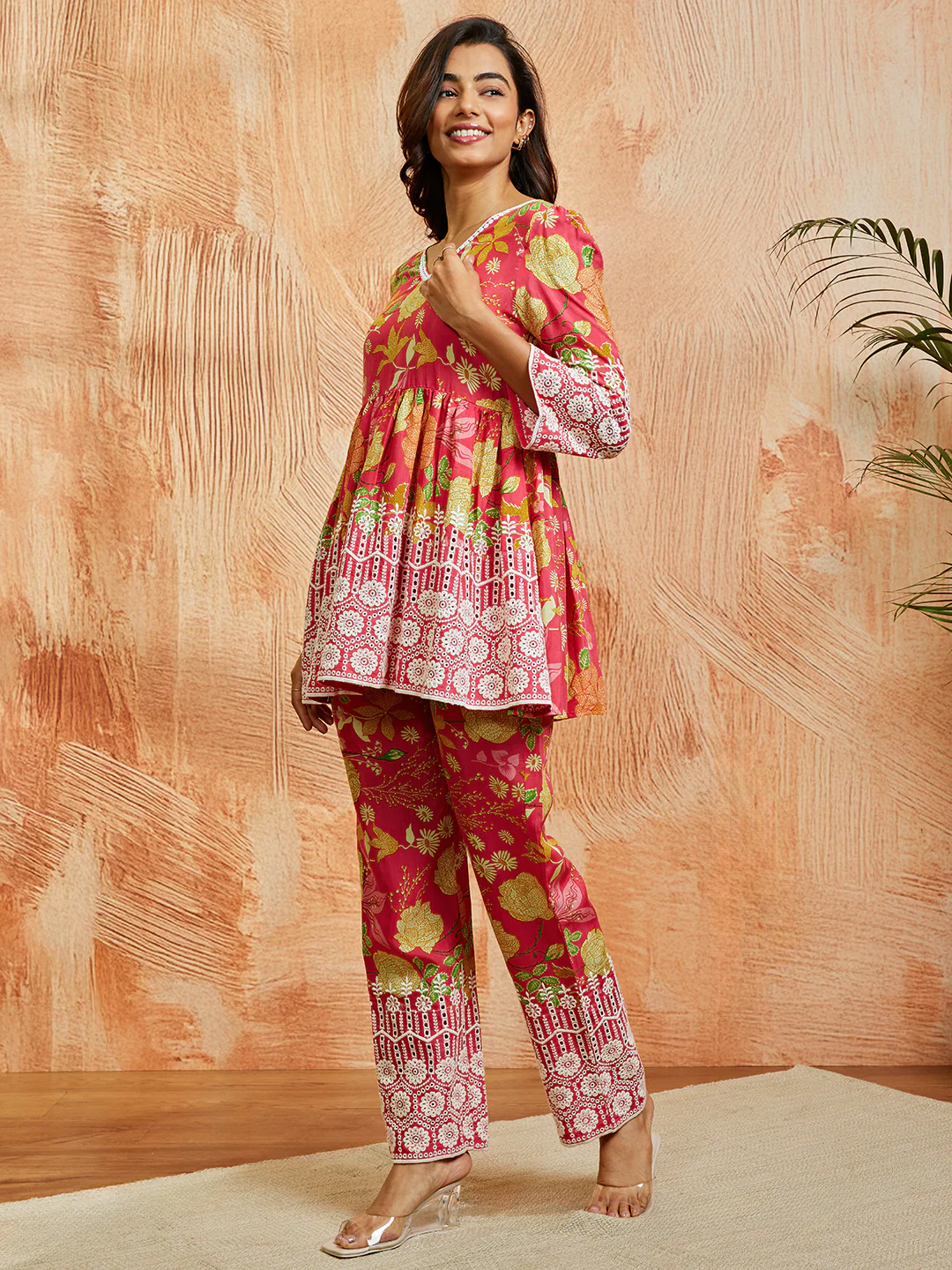 Women's Pink Co Ords Set - Image 5