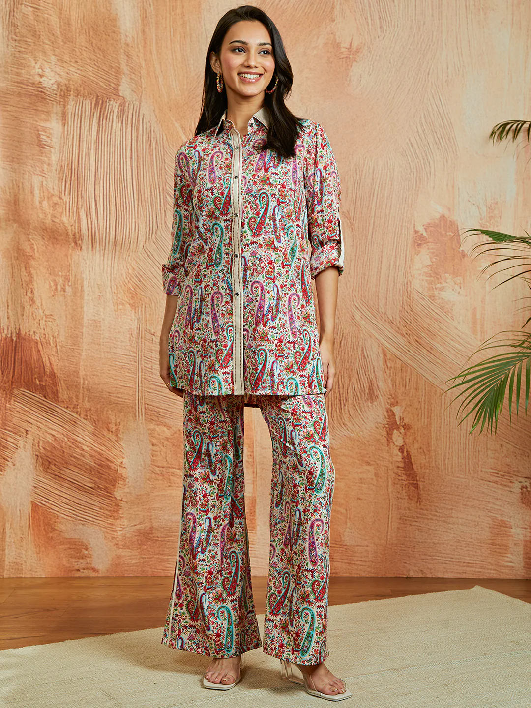 Women's Cream Co Ords Set - Image 5