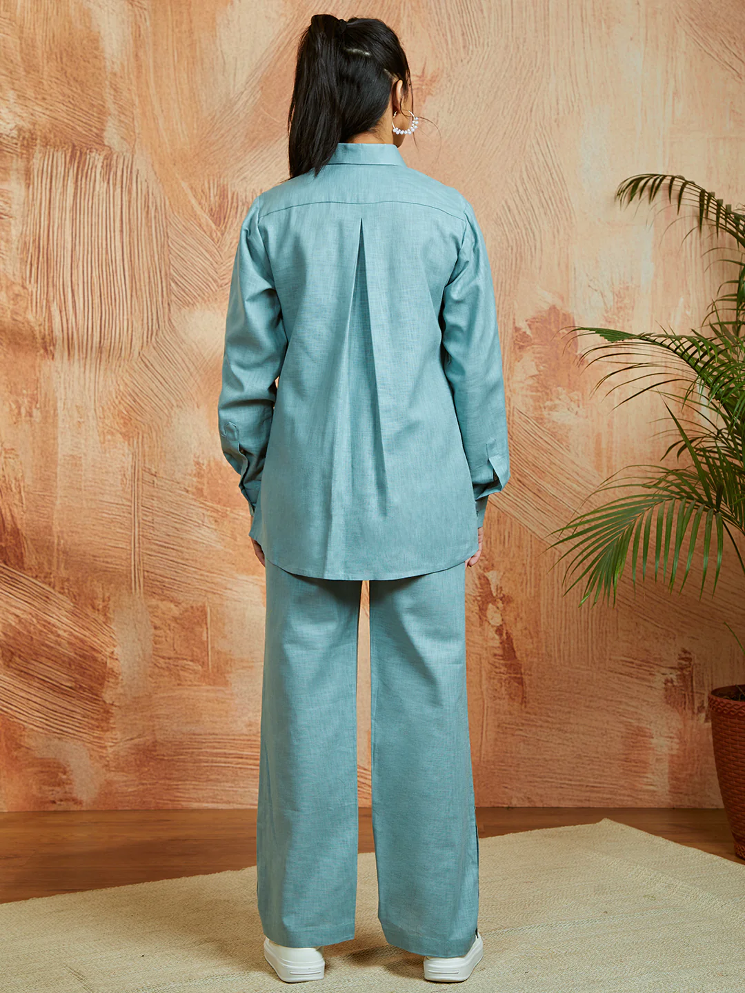 Women's Blue Co Ords Set - Image 3