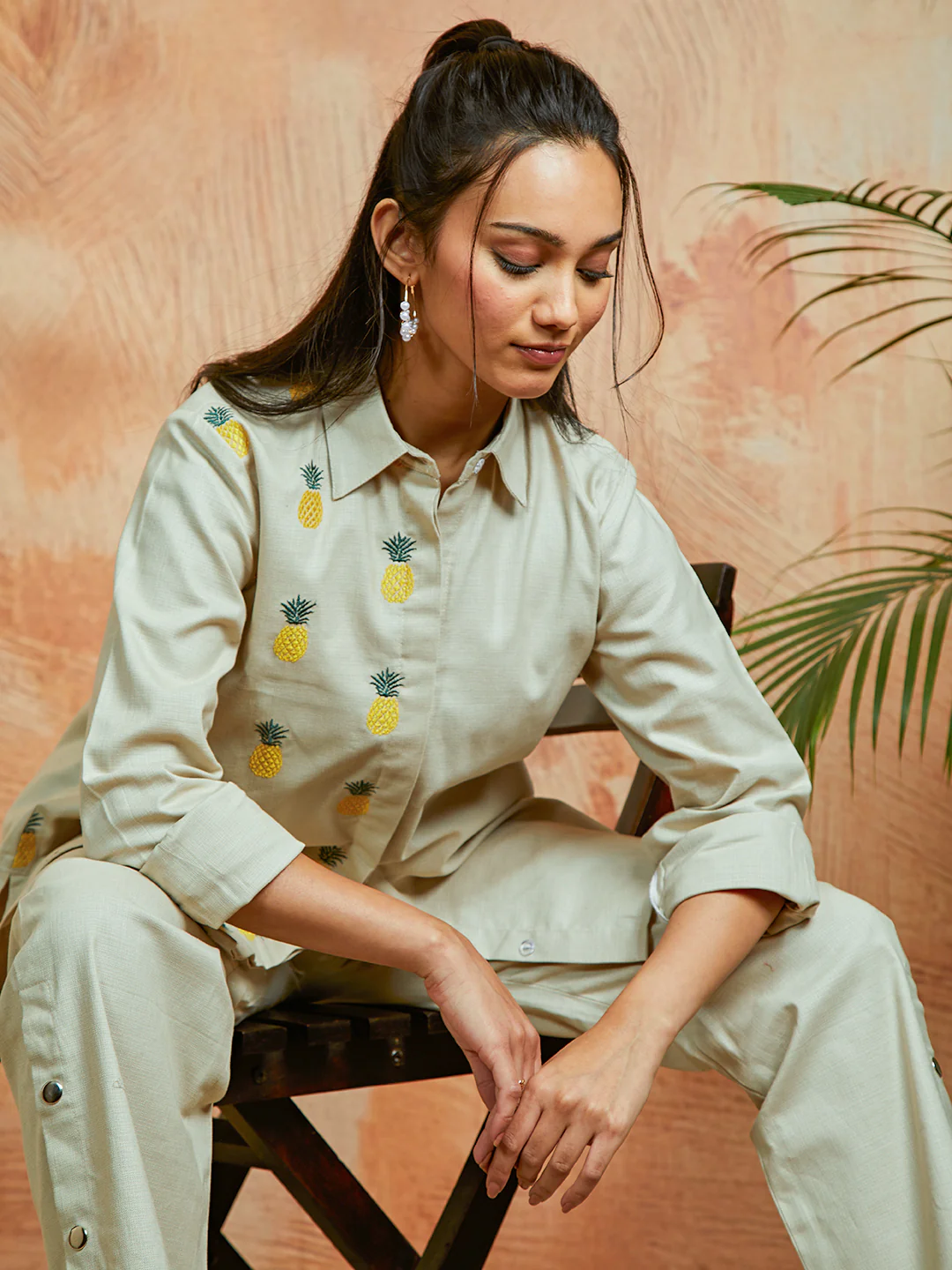 Women's Cream Co Ords Set - Image 3