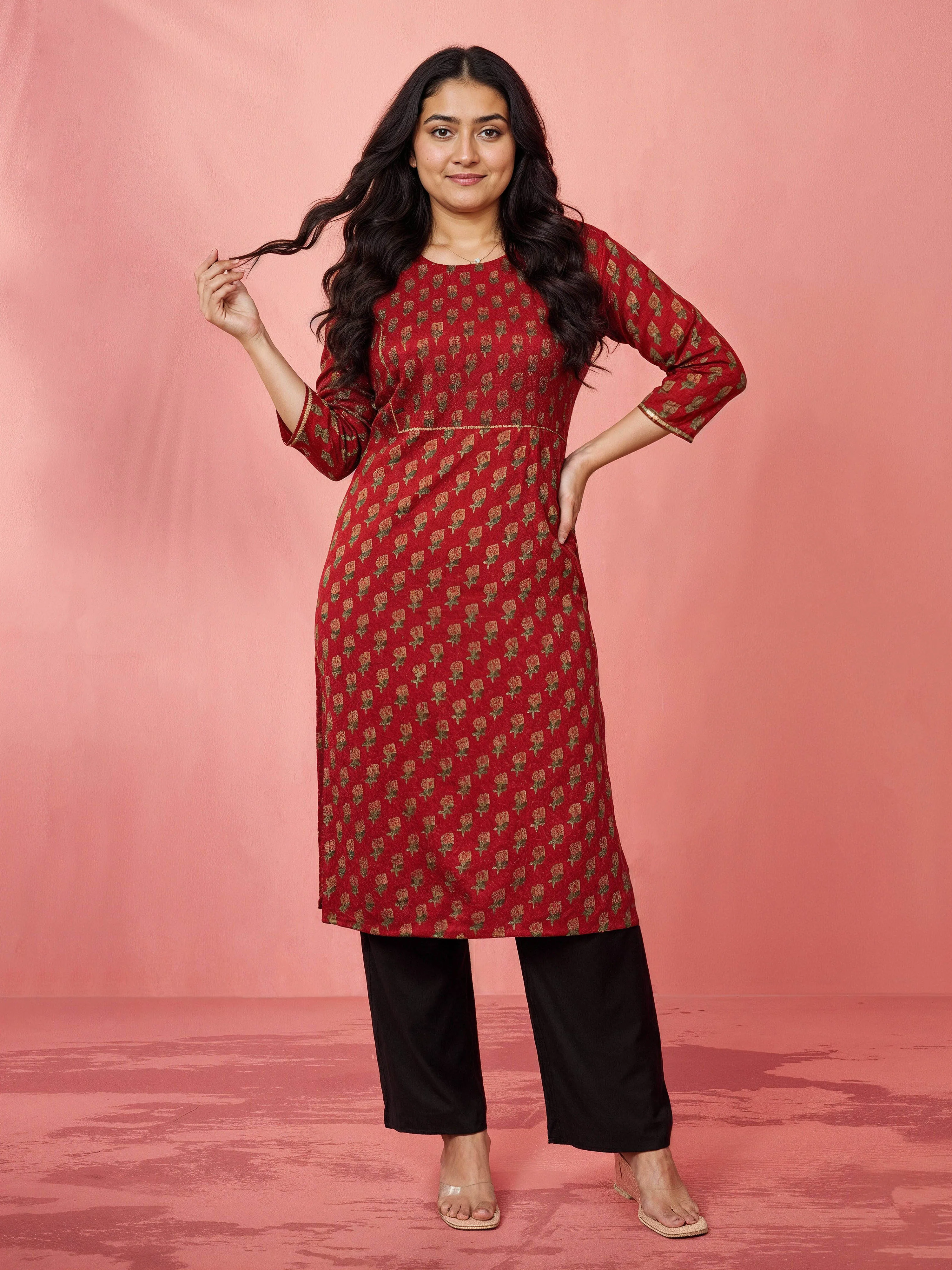 Women's Black Cotton Lycra Trousers - Image 5