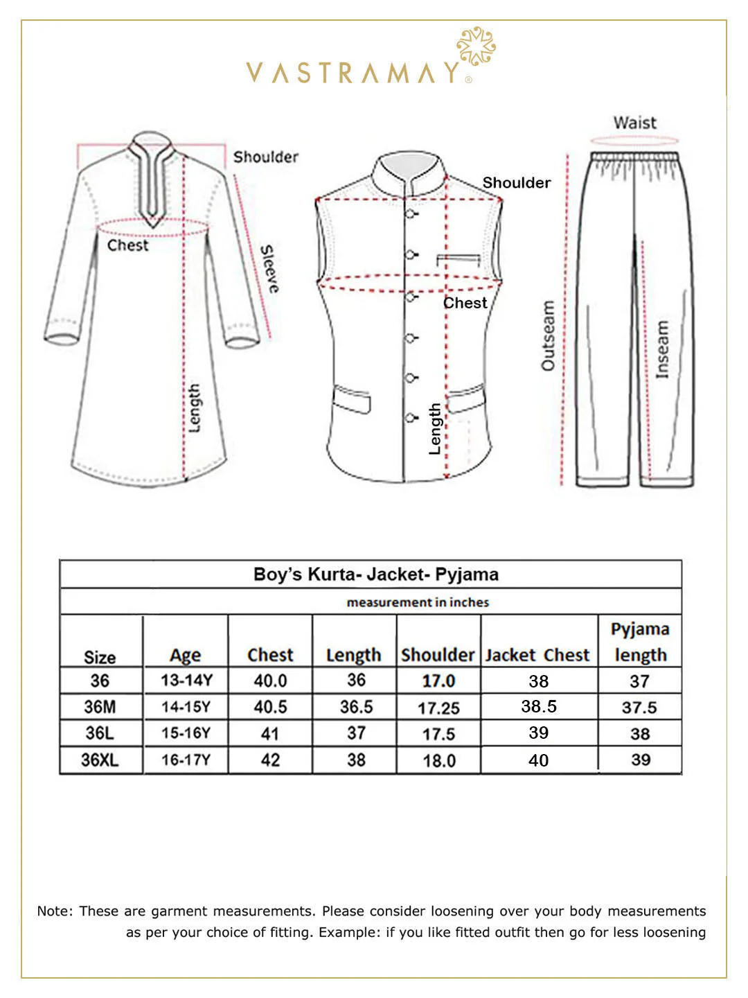 Boy's Cream Mirror Work Jacket And Solid Kurta Pyjama Set - Image 7